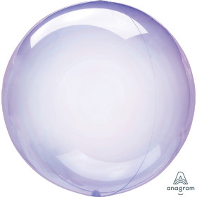 Сфера BUBBLE Кристалл, фиолетовый прозрачный