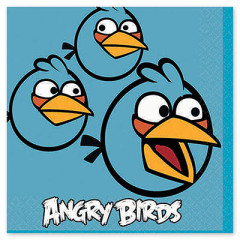 Салфетки Angry Birds Синие (Энгри Бердз)