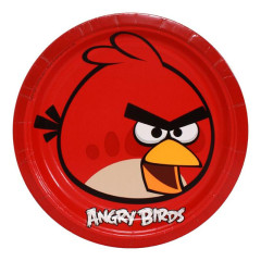 Тарелка Angry Birds Красная (Энгри Бердз)