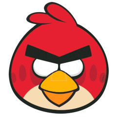 Маска бумажная "Angry Birds"