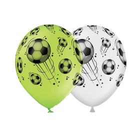 Латексный шар "Мяч футбольный", пастель ассорти