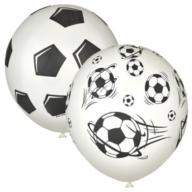 Латексный шар с рисунком "Футбол"