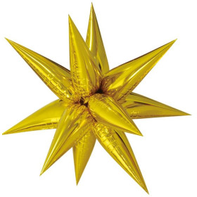 Шар-фигура Звезда составная, золото