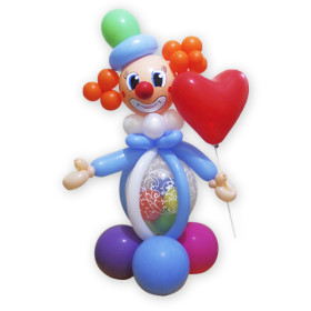 Плетеная фигура из шаров "Клоун"