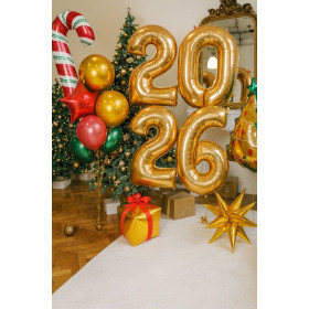 Композиция из шаров "Новогодняя мечта"