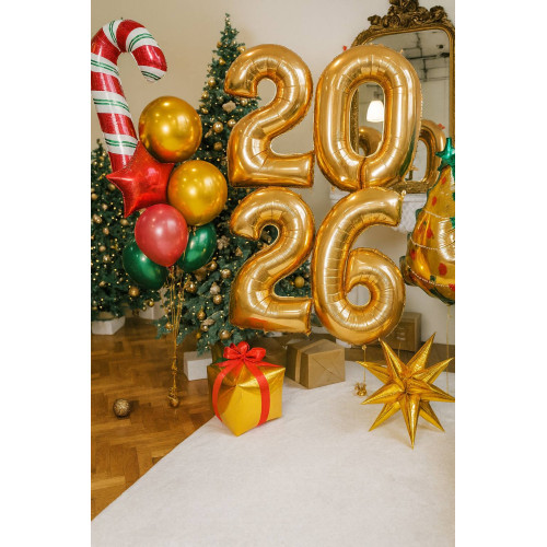 Композиция из шаров "Новогодняя мечта"