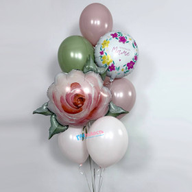 Фонтан из шаров "Любимой мамуле"