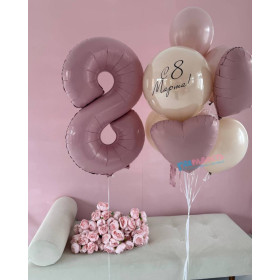 Композиция из шаров "Лёгкость весны"