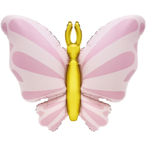 Шар фигура "Изящная бабочка", розовая