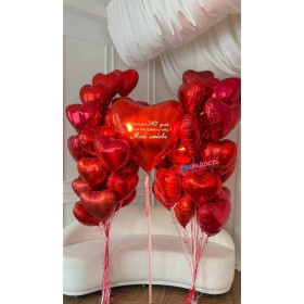 Композиция из шаров "Ласковый шёпот"