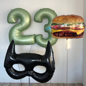 Композиция из шаров "Секрет февраля"