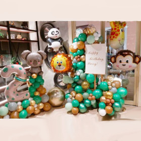 Композиция из шаров "Тропические джунгли"