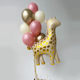 Композиция из шаров "Милый жираф"