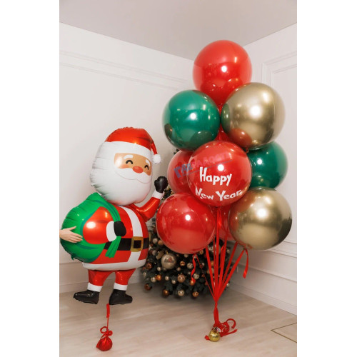 Композиция из шаров "Скоро Новый Год"