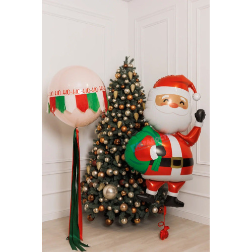 Композиция из шаров "Новогодний вайб"