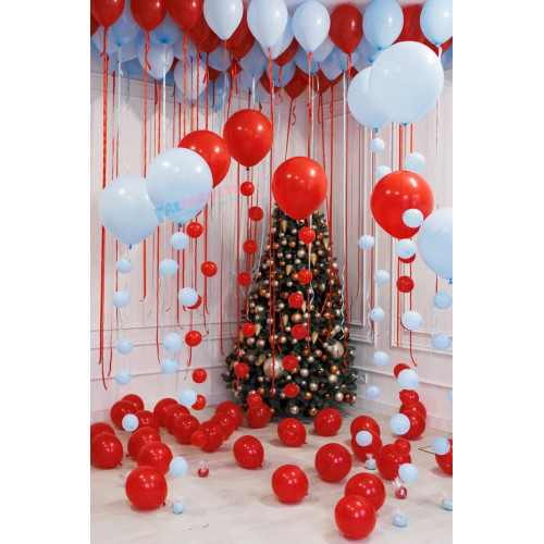 Композиция из шаров "Новогодняя оформление"