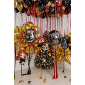 Композиция из шаров "Магия Гарри Поттера"