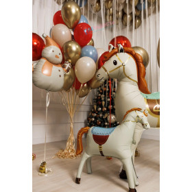 Композиция из шаров "Год Лошади"