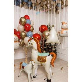 Композиция из шаров "Год Лошади"