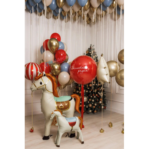 Композиция из шаров "Символ года"