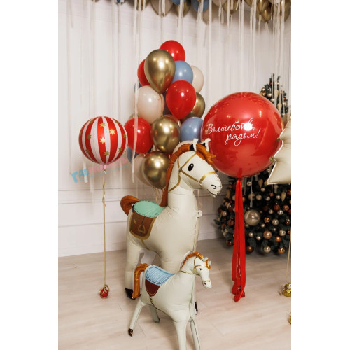 Композиция из шаров "Волшебство рядом"