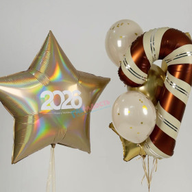 Композиция из шаров "Время 2026"