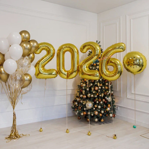 Композиция из шаров "Время праздника"