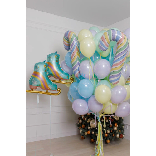 Композиция из шаров "Фигурные коньки"