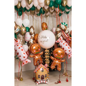 Композиция из шаров "Пряничный мир"