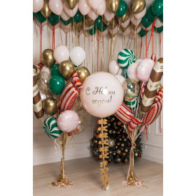 Композиция из шаров "Конфетный Новый год"