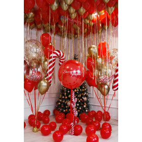 Композиция из шаров "Сказке быть"