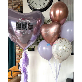 Композиция из шаров "Весь мир начинается с мамы"