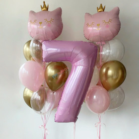 Композиция из шаров "Чудесное семилетие"