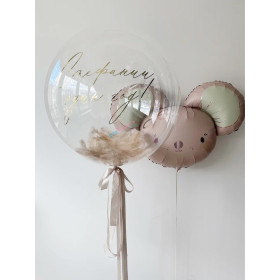 Композиция из шаров "Стильный годик"