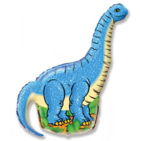 Шар фигура "Динозавр", голубой