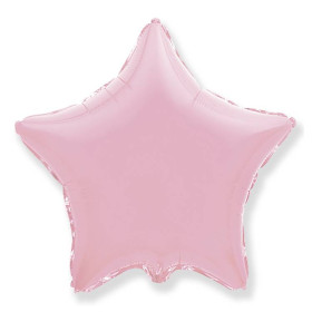 Шар Звезда 46 см, розовый макарунс