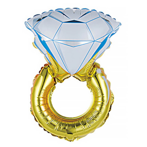 Шар фигура "Кольцо с бриллиантом"