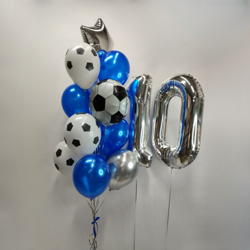 Композиция из шаров "Спортивный юбилей"