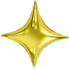 Звезда 4х-конечная 74 см, золото