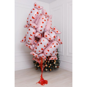 Фонтан из шаров "Конфетки"