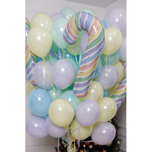 Фонтан из шаров "Леденцовый фейерверк"