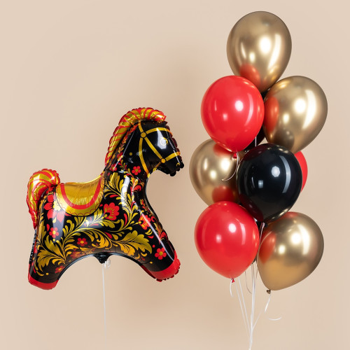 Композиция из шаров "Русский стиль"