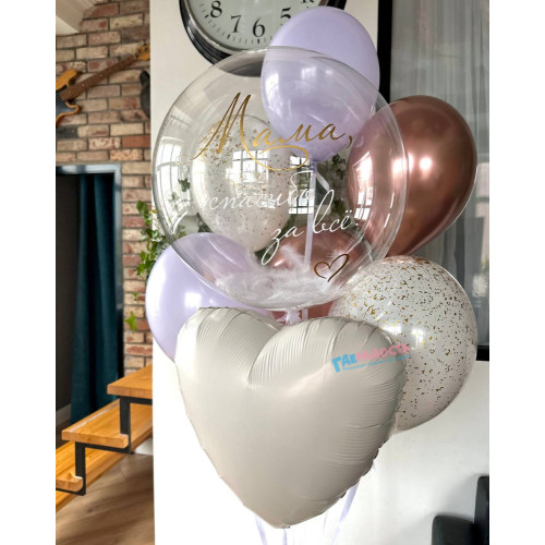 Фонтан из шаров "Мама, спасибо за всё"