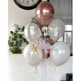 Фонтан из шаров "Нежность для мамы"