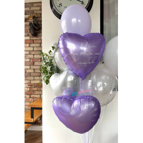 Фонтан из шаров "Мама больше чем любовь"