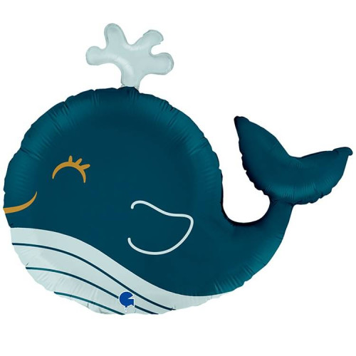 Шар фигура "Веселый кит"