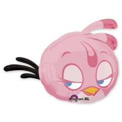 Шар фигура Angry Birds (Энгри Бердз), розовая