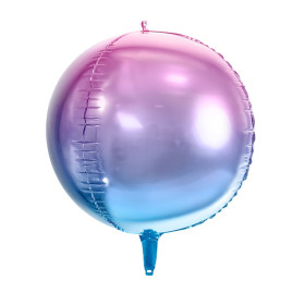 Шар 3D Сфера "Градиент", фиолетовый