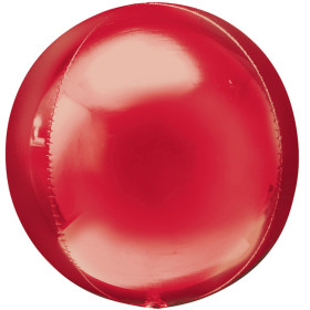 Шар 3D Сфера, красный