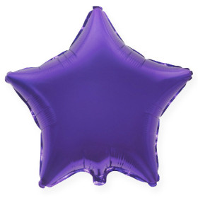 Шар Звезда 81 см, фиолетовая